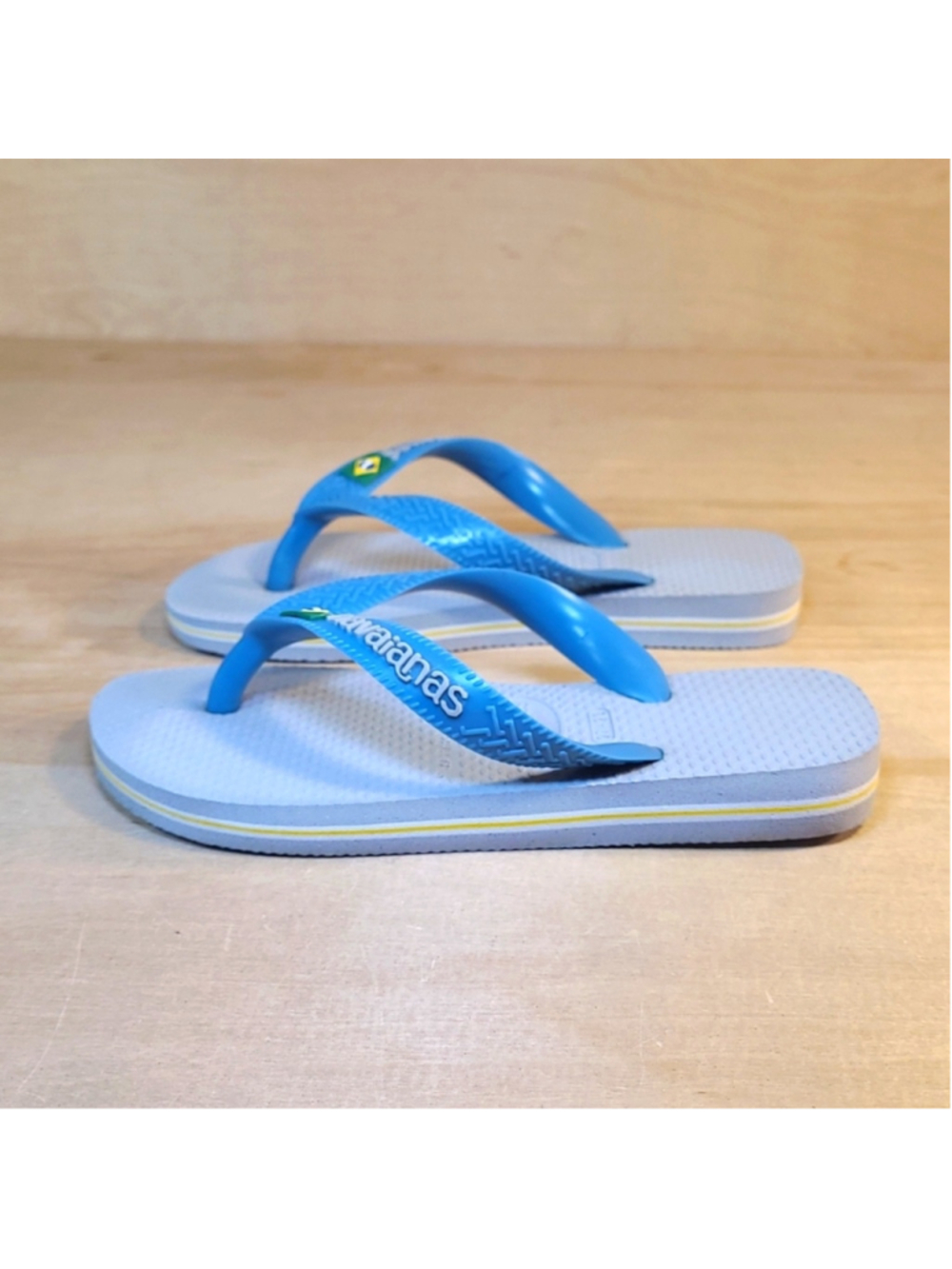 Havaianas Blue Kids Toddler Size 11/12 C Flip Flops Classic Sandals - Picture 5 of 10
